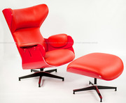 Львов Дизайнерское кресло Релакс с оттоманкой реплика Кресла,  шезлонги